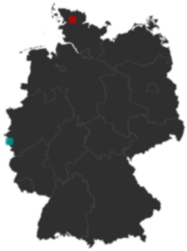 Deutschlandkarte: Wo liegt ?