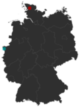 Deutschlandkarte: Wo liegt ?
