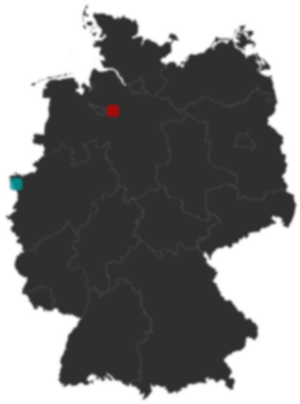 Deutschlandkarte: Wo liegt ?