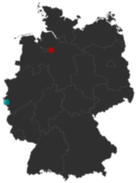 Deutschlandkarte: Wo liegt ?