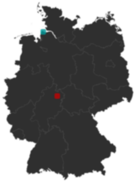 Deutschlandkarte: Wo liegt ?