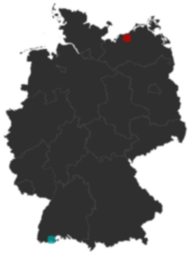 Deutschlandkarte: Wo liegt ?