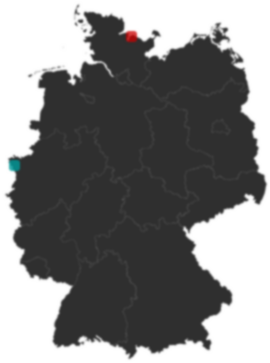 Deutschlandkarte: Wo liegt ?