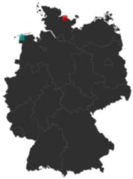 Deutschlandkarte: Wo liegt ?