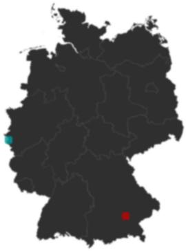 Deutschlandkarte: Wo liegt ?