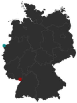 Deutschlandkarte: Wo liegt ?
