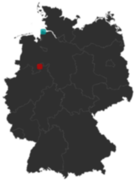 Deutschlandkarte: Wo liegt ?