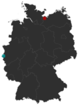 Deutschlandkarte: Wo liegt ?
