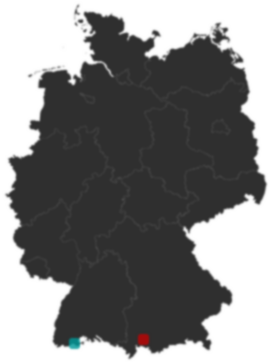Deutschlandkarte: Wo liegt ?