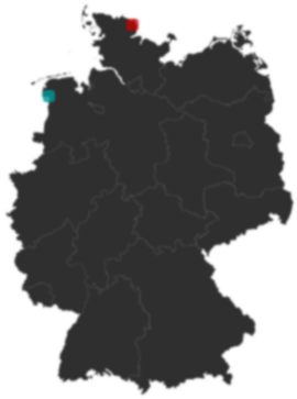 Deutschlandkarte: Wo liegt ?