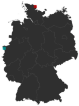Deutschlandkarte: Wo liegt ?