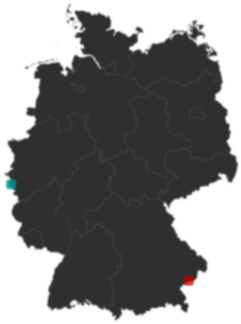 Deutschlandkarte: Wo liegt ?