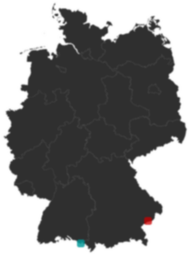 Deutschlandkarte: Wo liegt ?