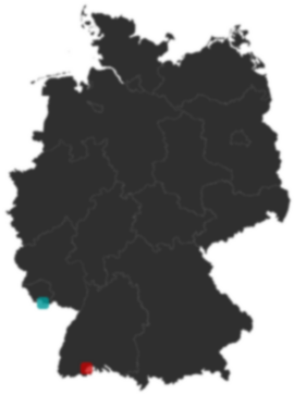 Deutschlandkarte: Wo liegt ?