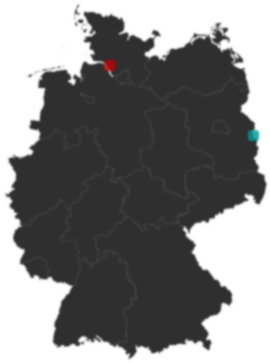 Deutschlandkarte: Wo liegt ?