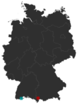 Deutschlandkarte: Wo liegt ?