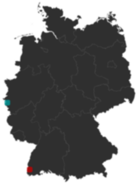 Deutschlandkarte: Wo liegt ?