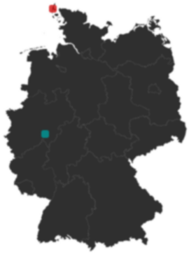 Deutschlandkarte: Wo liegt ?