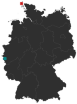 Deutschlandkarte: Wo liegt ?