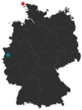 Deutschlandkarte: Wo liegt ?