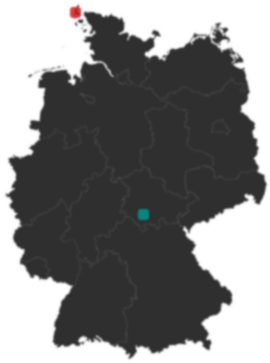 Deutschlandkarte: Wo liegt ?
