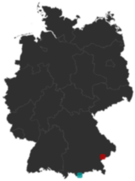 Deutschlandkarte: Wo liegt ?