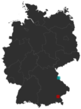 Deutschlandkarte: Wo liegt ?
