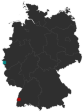 Deutschlandkarte: Wo liegt ?