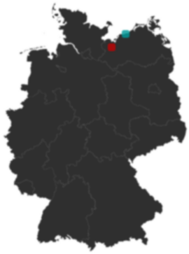 Deutschlandkarte: Wo liegt ?