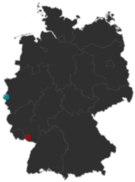 Deutschlandkarte: Wo liegt ?