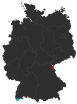 Deutschlandkarte: Wo liegt ?