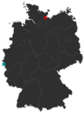 Deutschlandkarte: Wo liegt ?