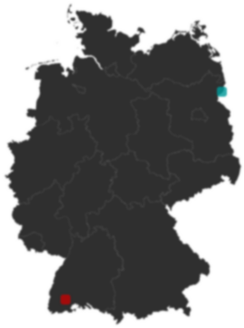 Deutschlandkarte: Wo liegt ?