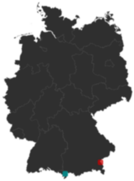 Deutschlandkarte: Wo liegt ?