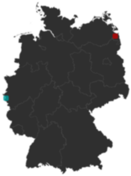 Deutschlandkarte: Wo liegt ?