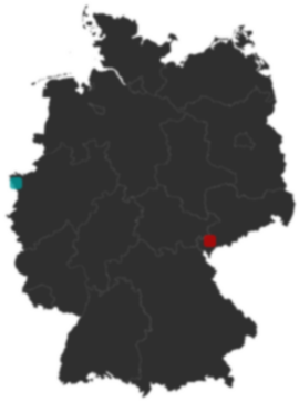 Deutschlandkarte: Wo liegt ?