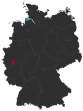 Deutschlandkarte: Wo liegt ?