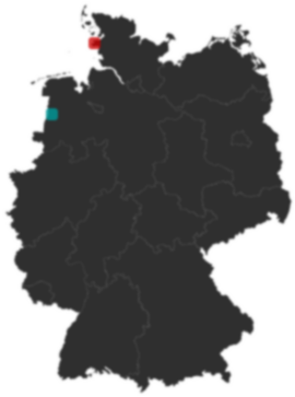 Deutschlandkarte: Wo liegt ?