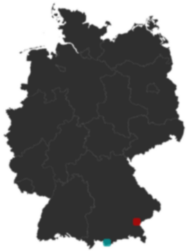 Deutschlandkarte: Wo liegt ?