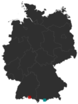 Deutschlandkarte: Wo liegt ?