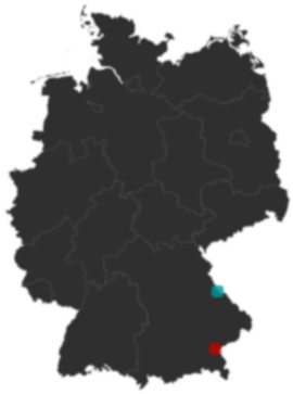 Deutschlandkarte: Wo liegt ?