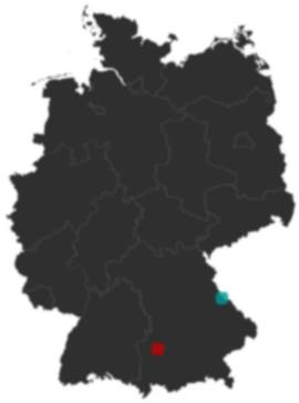 Deutschlandkarte: Wo liegt ?