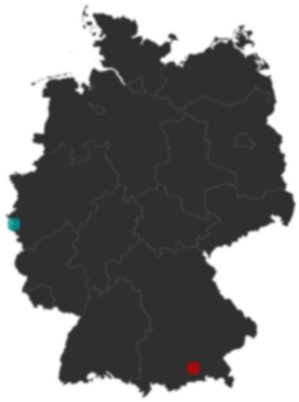 Deutschlandkarte: Wo liegt ?