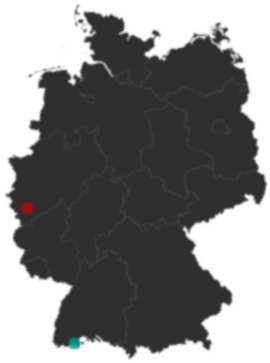 Deutschlandkarte: Wo liegt ?
