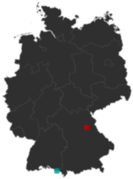 Deutschlandkarte: Wo liegt ?
