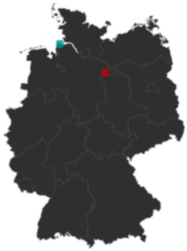 Deutschlandkarte: Wo liegt ?