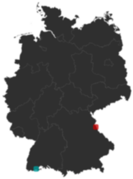 Deutschlandkarte: Wo liegt ?