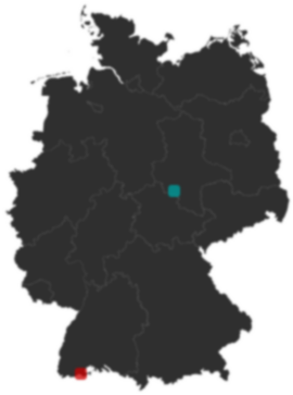 Deutschlandkarte: Wo liegt ?