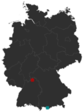 Deutschlandkarte: Wo liegt ?