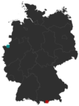 Deutschlandkarte: Wo liegt ?